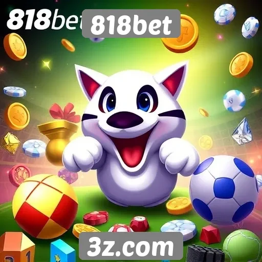 Variedade de jogos disponíveis na 818bet